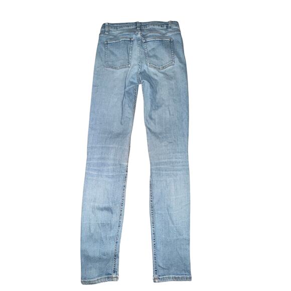 Acne Studios Skin 5 Skinny Jeans Womens Size 25/32 Light Blue Mid Vtg Distressed - Picture 4 of 7